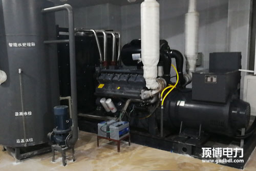 600kw上柴柴油發電機機房