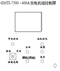 GMTI-7500·125A-630A油機控制屏外形圖